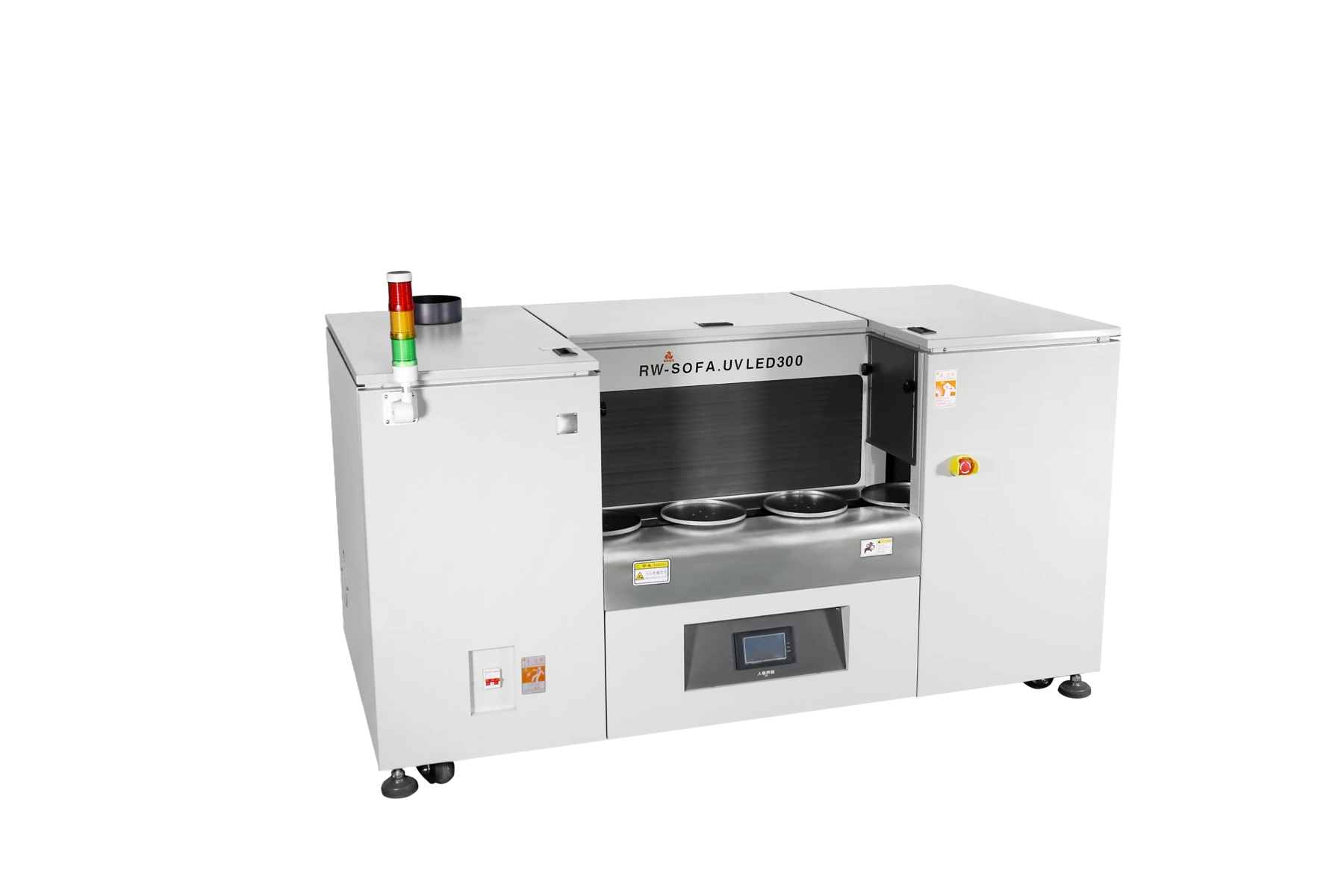 Conveyor for mugs, bottles and 3D products