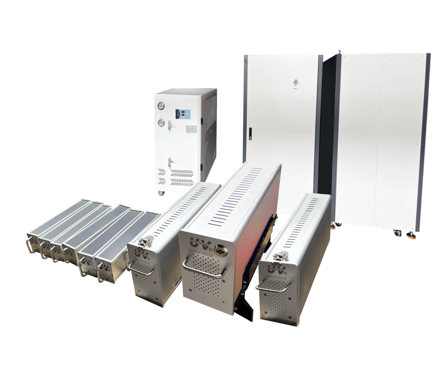 Runwing shutter systems for web and label printers